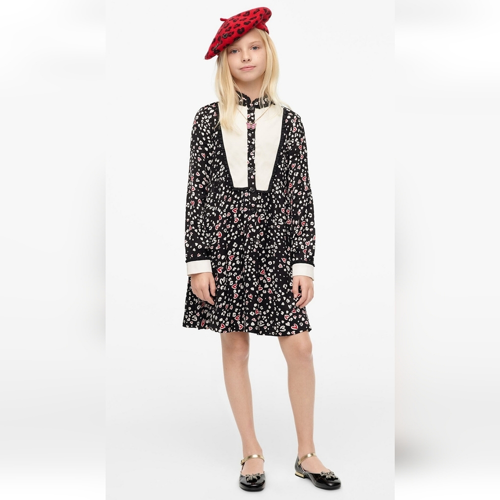 Zara Contrast Bib Dress Limited Edition ( size 7 years )